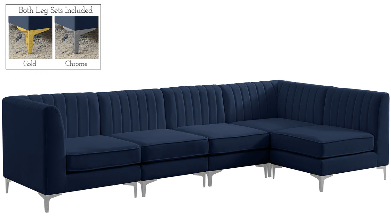 Alina - 5 Piece Modular Sectional - Simple Home Plus