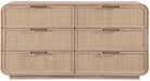 Windsor - Rubberwood Dresser - Natural - Simple Home Plus