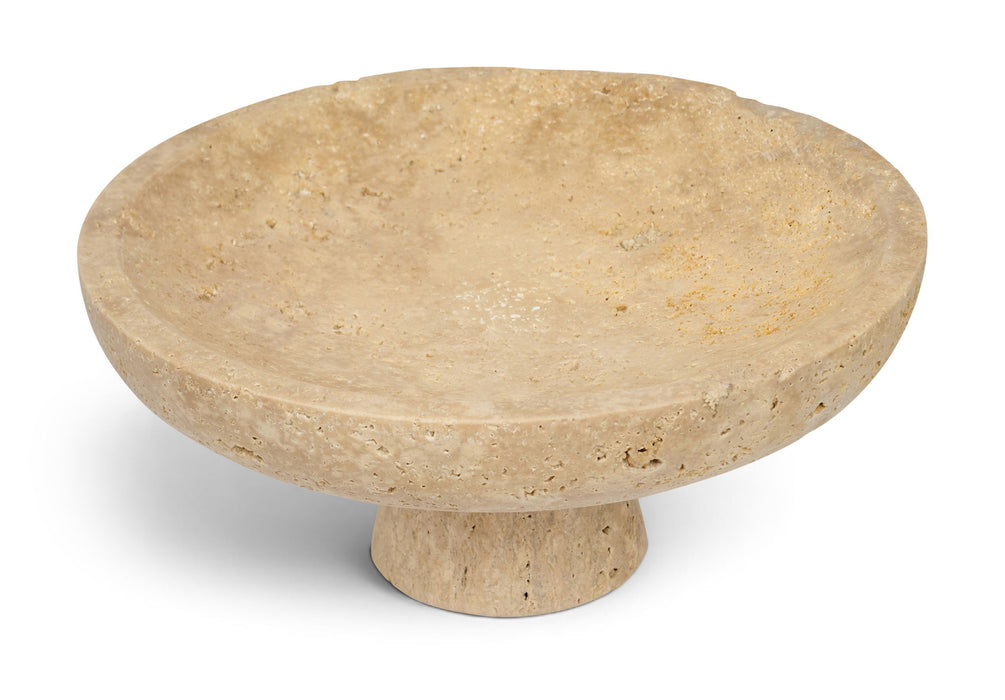 Simpson - Travertine Bowl - Simple Home Plus