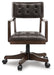 Breckington - Dark Brown - Home Office Desk Chair - Simple Home Plus