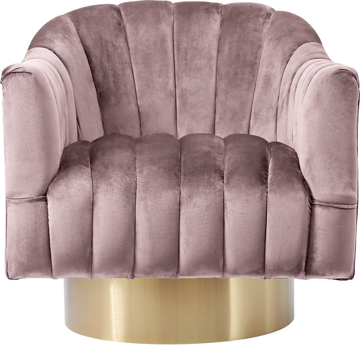 Farrah - Accent Chair with Gold Base - Simple Home Plus
