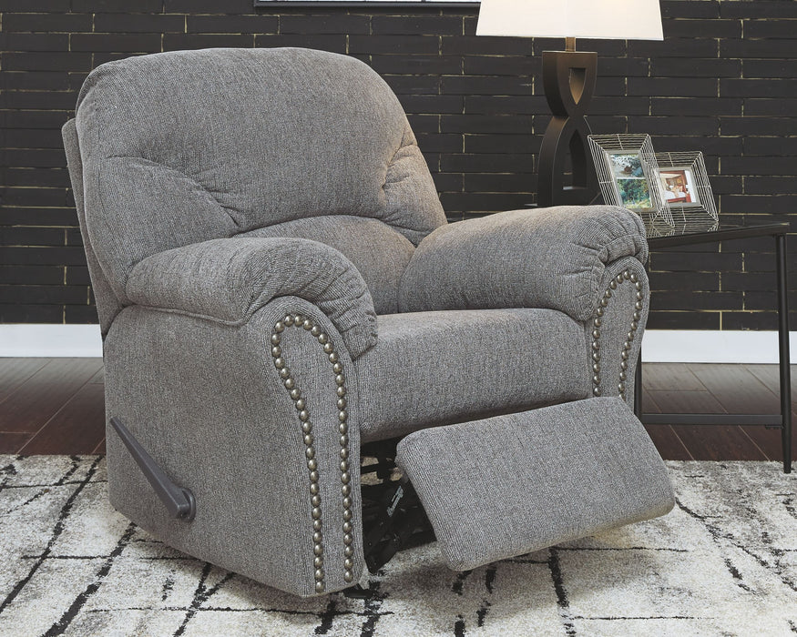Allmaxx - Pewter - Rocker Recliner - Simple Home Plus