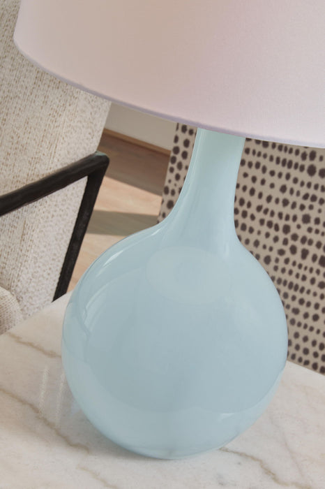Rylanton - Glass Table Lamp - Aqua - Simple Home Plus
