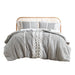 Imani - King Printed Comforter Set With - Gray - Simple Home Plus