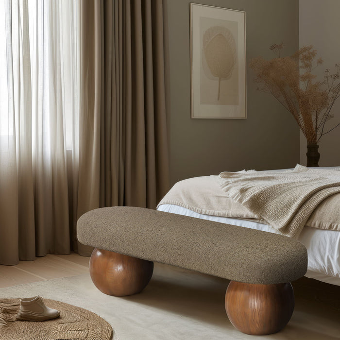 Bowie - Bench - Dark Brown Legs - Simple Home Plus