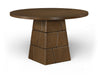Tavio - 48" Oak Veneer And Solid Wood Dining Table - Simple Home Plus