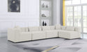 Cube - Linen 5 Piece Modular Sectional - Simple Home Plus