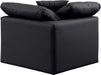 Indulge - Faux Leather Corner Chair - Simple Home Plus