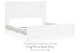 Gerridan - King Panel Rails - White / Gray - Simple Home Plus