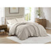 Windom - All Season Hypoallergenic Twin Blanket With 3M Scotchgard - Gray - Simple Home Plus