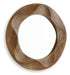 Aajon - Brown - Accent Mirror - Simple Home Plus