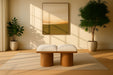 Pavilion - 2 Piece Modular Bench With Brown Base - Simple Home Plus