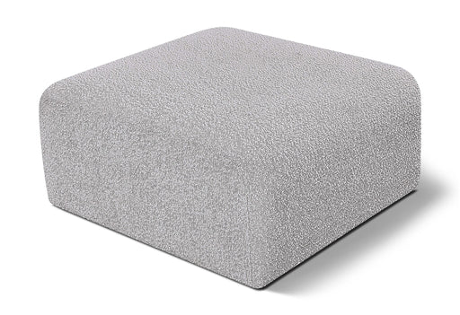 Arc - Boucle Fabric Ottoman - Simple Home Plus