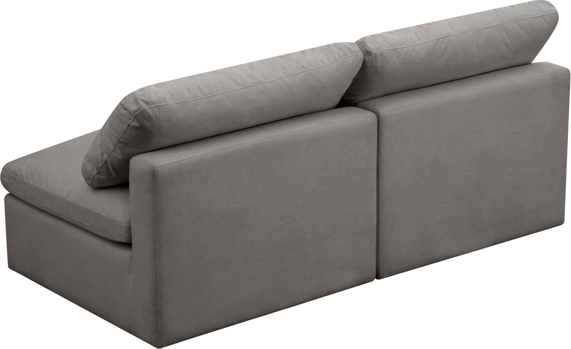 Plush - Modular Armless 2 Seat Sofa - Simple Home Plus