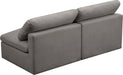 Plush - Modular Armless 2 Seat Sofa - Simple Home Plus