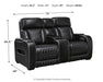 Boyington - Power Reclining Loveseat With Console/Adj Hdrst - Simple Home Plus