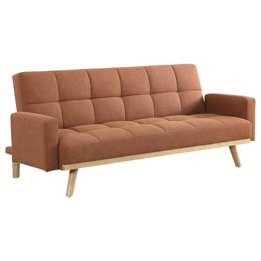 Kourtney - Upholstered Track Arms Covertible Sofa Bed - Simple Home Plus