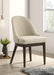 Reseda - Upholstered Dining Side Chair (Set of 2) - Beige - Simple Home Plus
