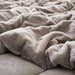Gia - 3 Piece Full/Queen Solid Comforter Mini Set - Gray - Simple Home Plus