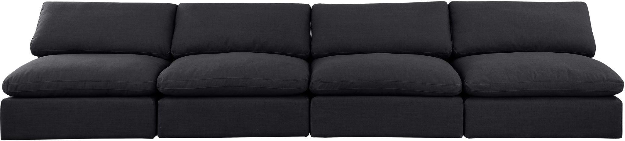 Comfy - Linen Modular Armless Sofa 4 Seats - Simple Home Plus