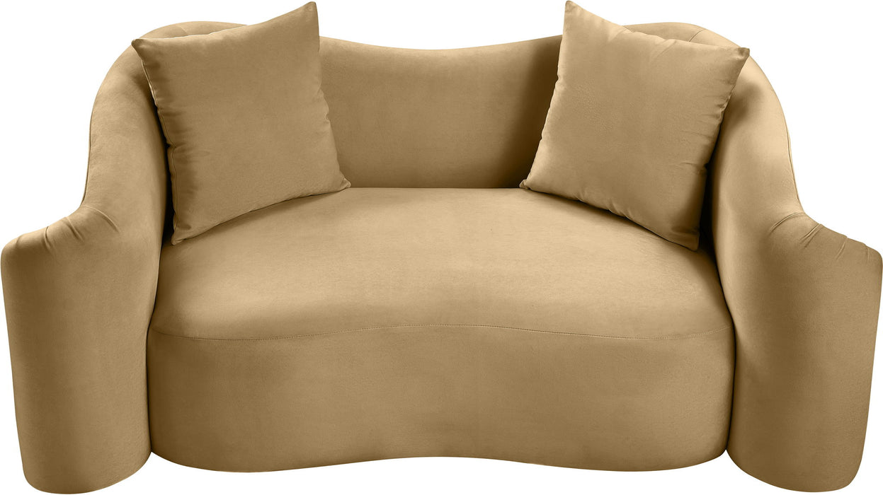 Destin - Velvet Loveseat - Simple Home Plus