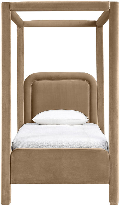 Salina - Velvet Upholstered Bed - Simple Home Plus