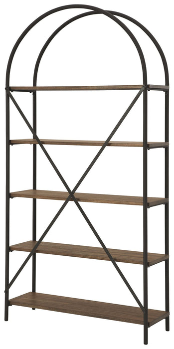 Galtbury - Brown / Black - Bookcase - Simple Home Plus