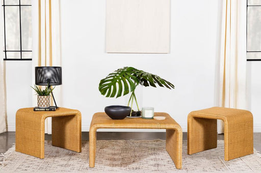 Cahya - Rattan Coffee And End Table Set - Simple Home Plus