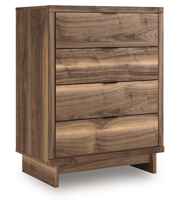 Chirason - Brown - Four Drawer Chest - Simple Home Plus
