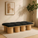 Pavilion - 8 Piece Modular Bench With Natural Base - Simple Home Plus