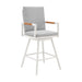 Crown - Outdoor Patio Swivel Bar Stool - Simple Home Plus