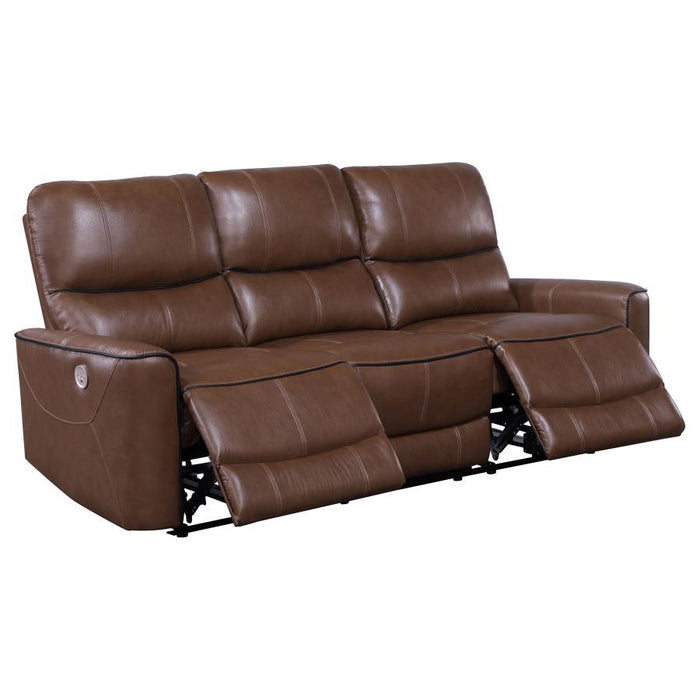 Greenfield - Upholstered Power Reclining Sofa - Simple Home Plus