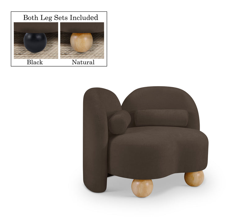 Daphne - Chenille Chair - Simple Home Plus