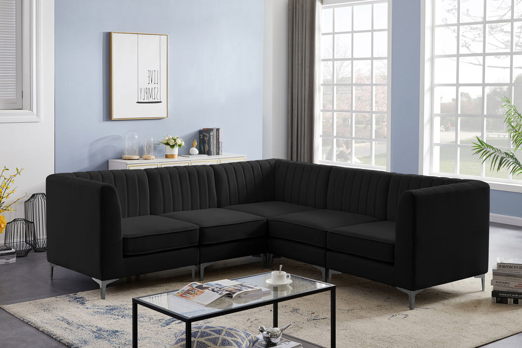 Alina - 5 Piece Modular Corner Sectional - Simple Home Plus
