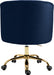 Arden - Office Chair with Gold Legs - Simple Home Plus