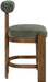 Arienzo - Velvet Upholstered Counter Stool (Set of 2) - Simple Home Plus