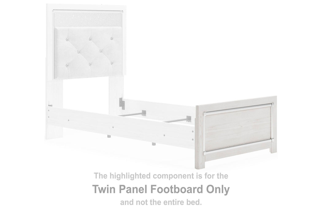 Altyra - Twin Panel Footboard - White - Simple Home Plus