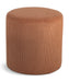 Roy - Round Microsuede Ottoman / Stool - Simple Home Plus