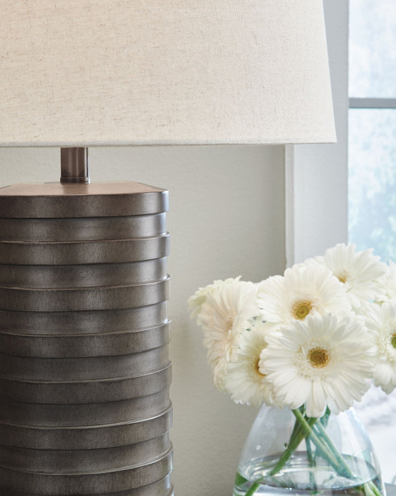 Neilett - Poly Table Lamp (Set of 2) - Antique Brown - Simple Home Plus