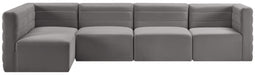 Quincy - 5 Piece Modular Sectional - Simple Home Plus