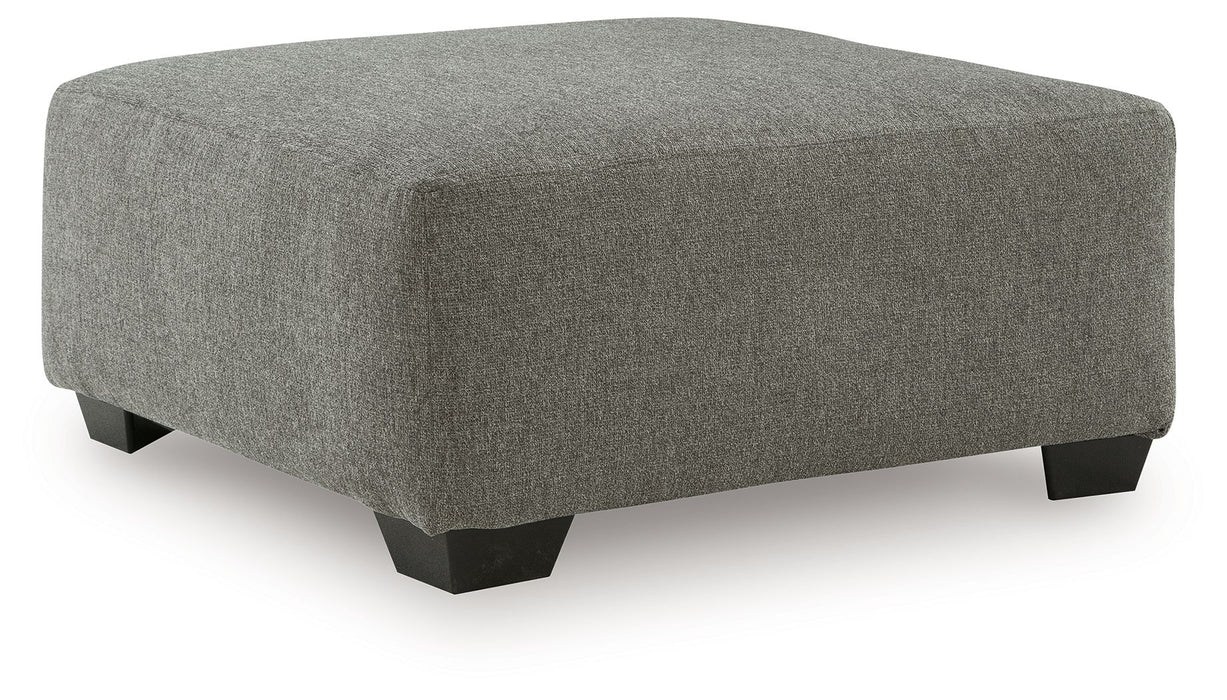 Clarington - Oversized Accent Ottoman - Greystone - Simple Home Plus