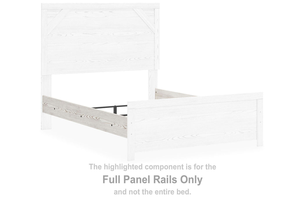 Gerridan - Full Panel Rails - White / Gray - Simple Home Plus