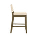 Yaneli - Contemporary Natural Wood Counter Height Kitchen Bar Stool - Simple Home Plus