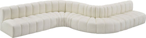 Arc - Faux Leather 8 Piece Curved Modular Sofa - Simple Home Plus
