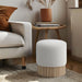 Veranda - Ottoman / Stool With Natural Base - Simple Home Plus