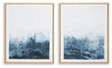 Holport - Blue / White - Wall Art Set (Set of 2) - Simple Home Plus