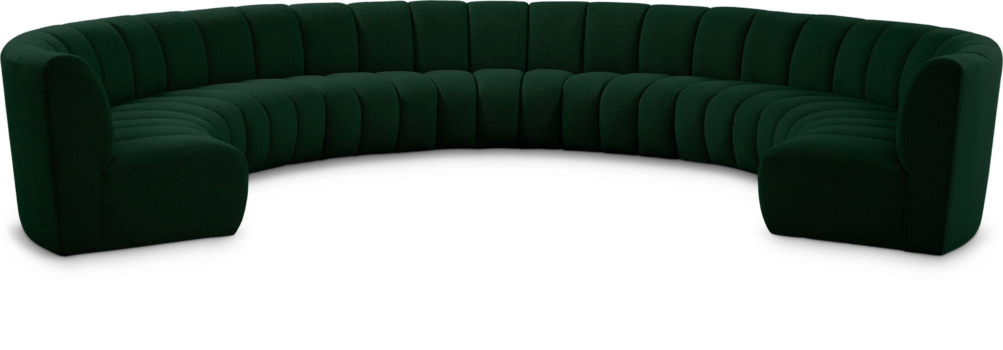 Infinity - 9 Piece Boucle Modular Sectional - Simple Home Plus