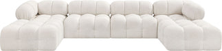 Ames - 6 Piece Fabric Modular U-Shaped Sectional - Simple Home Plus
