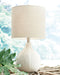 Rainermen - Off White - Ceramic Table Lamp - Simple Home Plus
