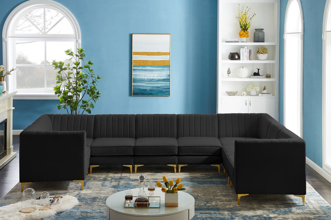 Alina - 8 Piece Modular U-Shaped Sectional - Simple Home Plus